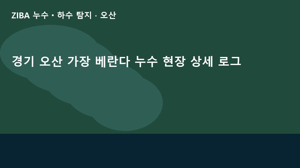 경기 오산 가장 베란다 누수 현장 상세 로그